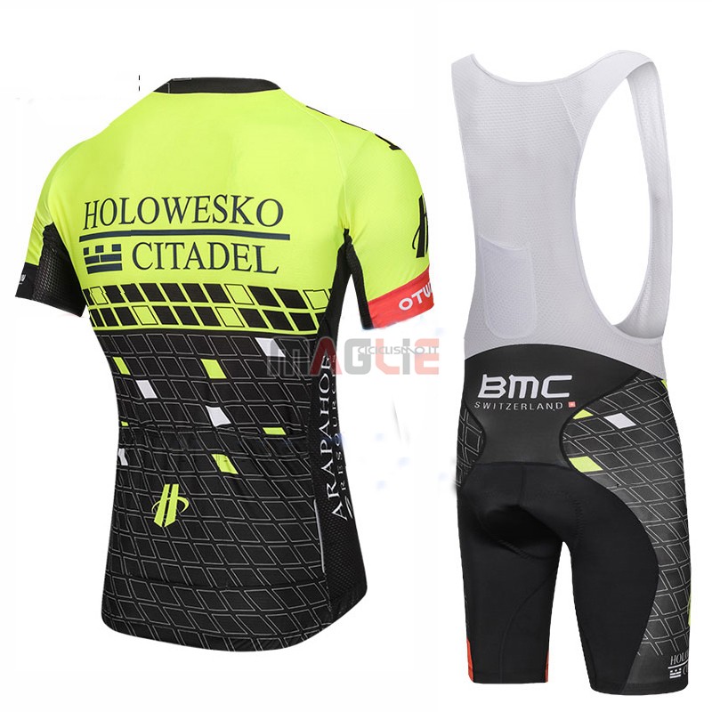 Maglia Holowesko Citadel Manica Corta 2018 Verde e Nero - Clicca l'immagine per chiudere